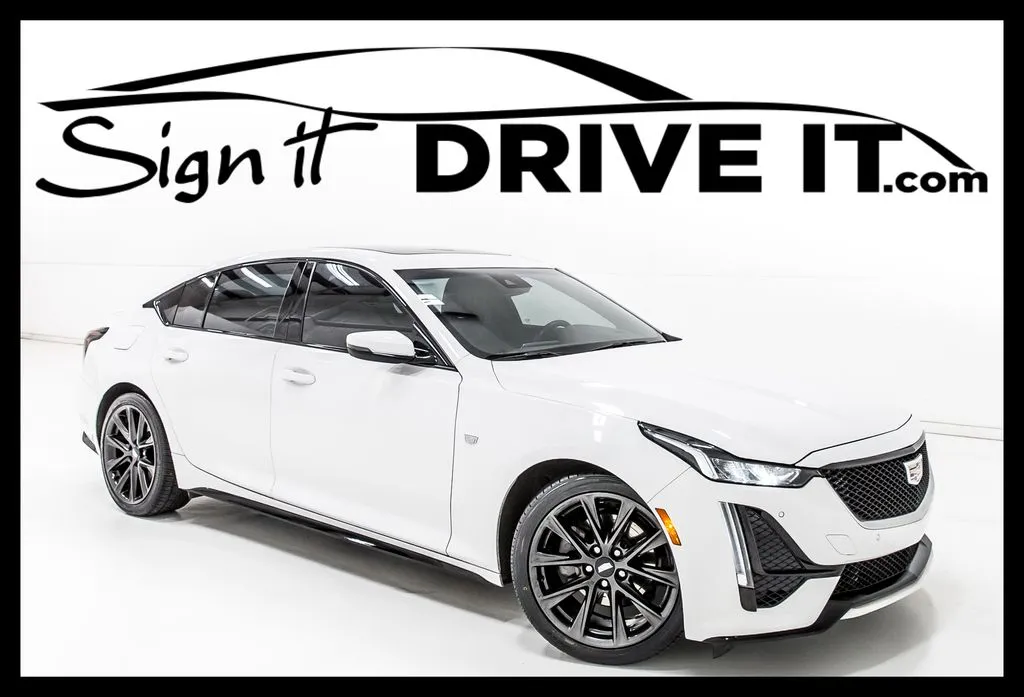 White 2022 Cadillac CT5 Sport for sale in Denton, TX