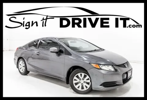 Gray 2012 Honda Civic LX for sale in Denton, TX
