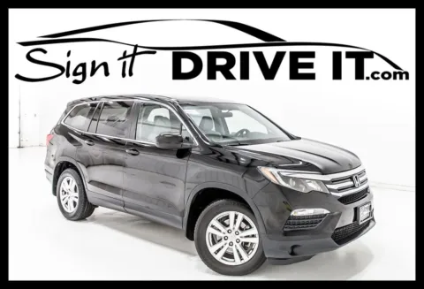 Black 2018 Honda Pilot LX for sale in Denton, TX