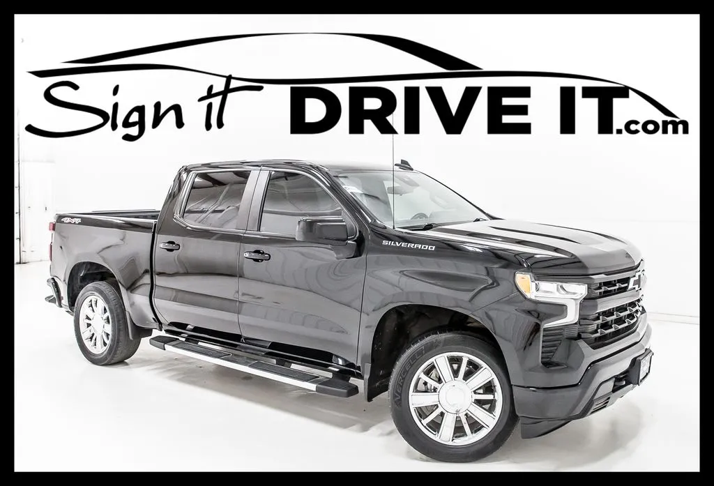 Black 2022 Chevrolet Silverado 1500 RST for sale in Denton, TX