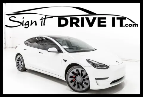 White 2022 Tesla Model 3 Performance for sale in Denton, TX
