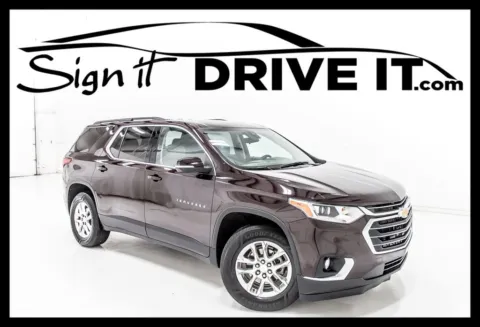 Black 2021 Chevrolet Traverse LT Leather for sale in Denton, TX
