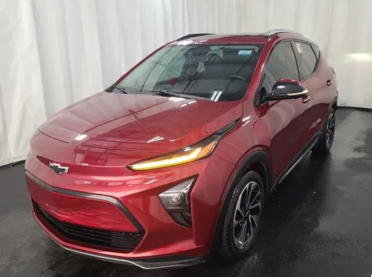 Red 2022 Chevrolet Bolt EUV Premier for sale in Denton, TX
