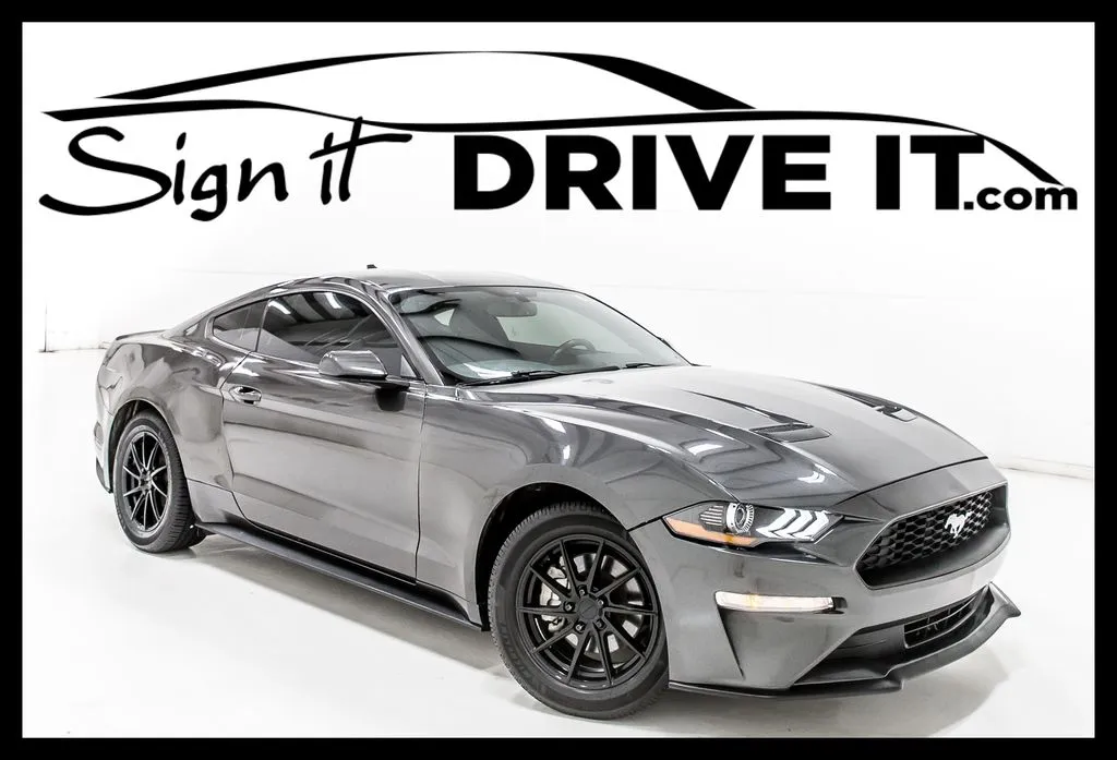 Gray 2020 Ford Mustang EcoBoost for sale in Denton, TX