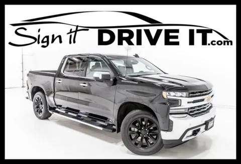 Black 2019 Chevrolet Silverado 1500 LTZ for sale in Denton, TX