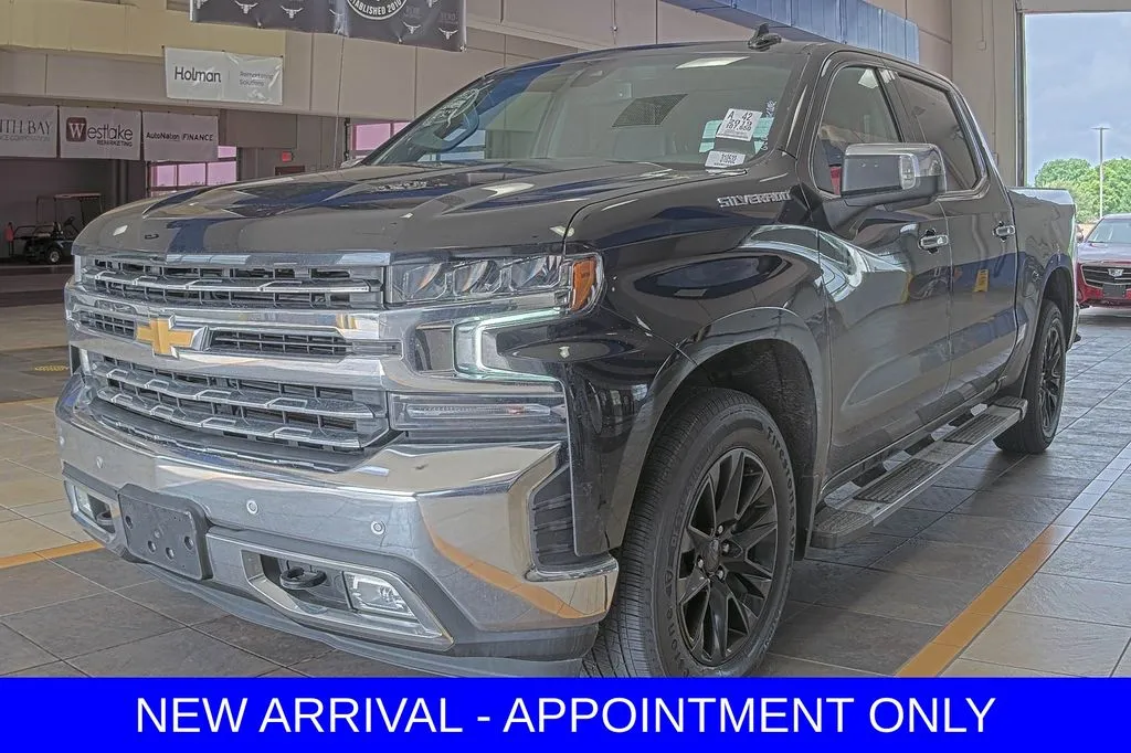 Black 2019 Chevrolet Silverado 1500 LTZ for sale in Denton, TX
