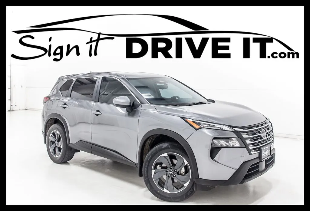 Gray 2024 Nissan Rogue SV for sale in Denton, TX