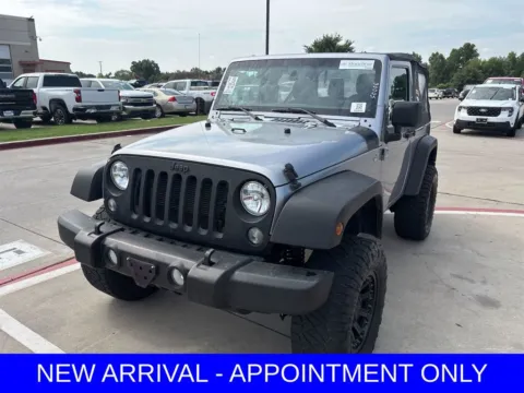 Silver 2014 Jeep Wrangler Sport for sale in Denton, TX