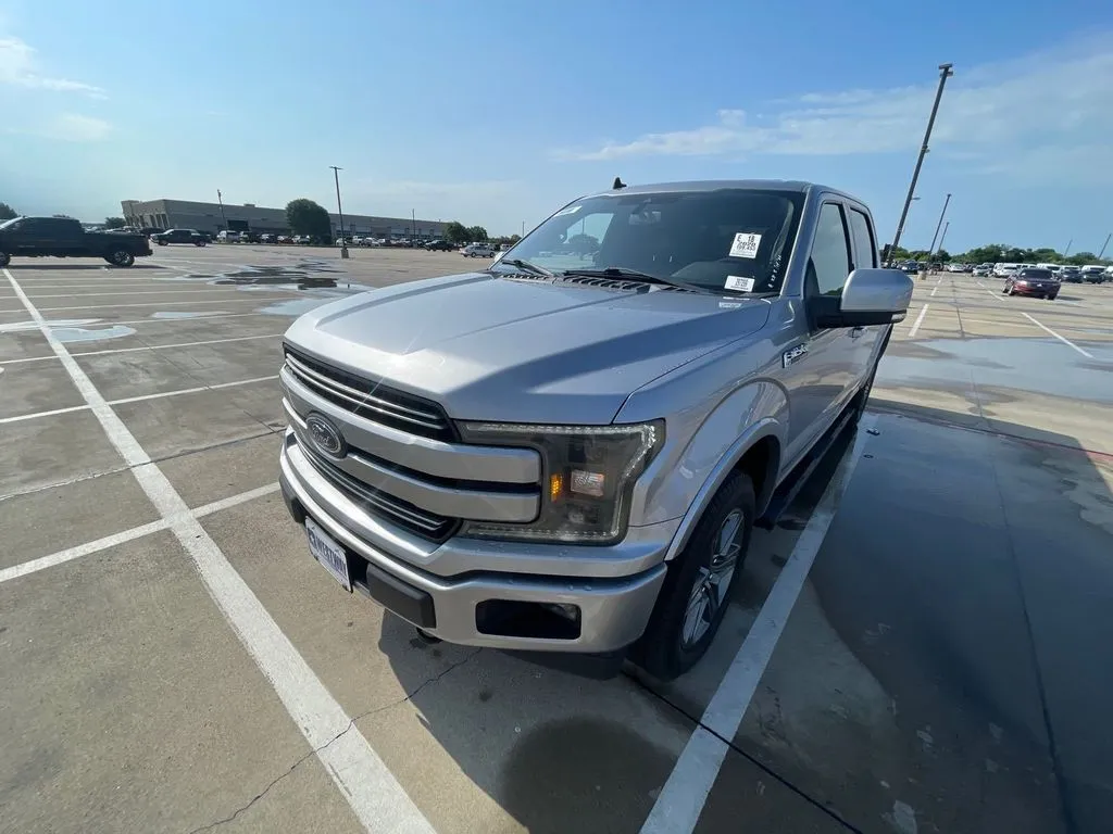 Silver 2020 Ford F-150 Lariat for sale in Denton, TX