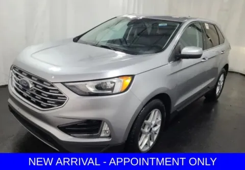 Silver 2021 Ford Edge SEL for sale in Denton, TX