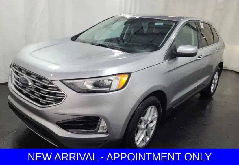 Silver 2021 Ford Edge SEL for sale in Denton, TX