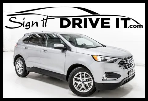 Silver 2021 Ford Edge SEL for sale in Denton, TX