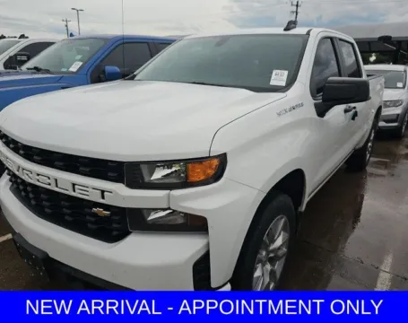 White 2021 Chevrolet Silverado 1500 Custom for sale in Denton, TX