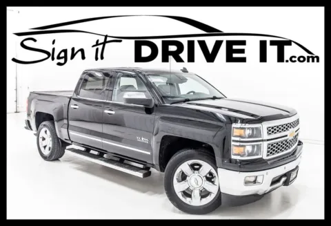 Black 2015 Chevrolet Silverado 1500 LTZ for sale in Denton, TX