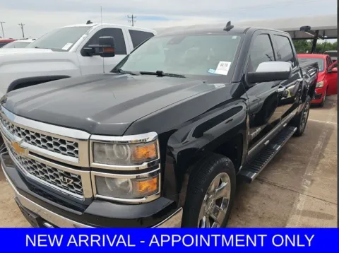 Black 2015 Chevrolet Silverado 1500 LTZ for sale in Denton, TX