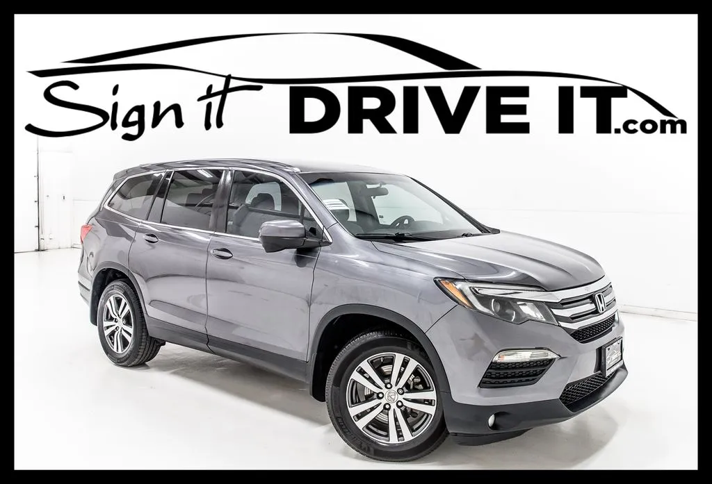 Gray 2017 Honda Pilot EX for sale in Denton, TX