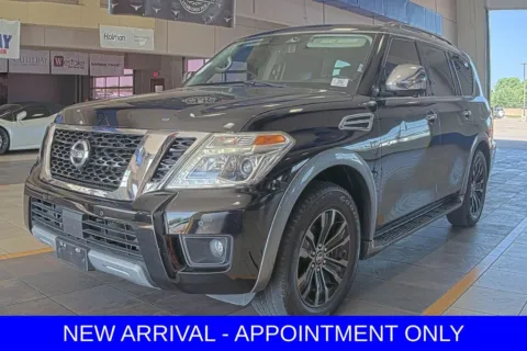 Black 2018 Nissan Armada Platinum for sale in Denton, TX