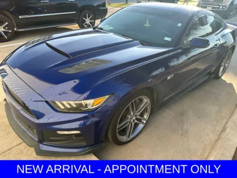 Blue 2015 Ford Mustang GT Premium for sale in Denton, TX