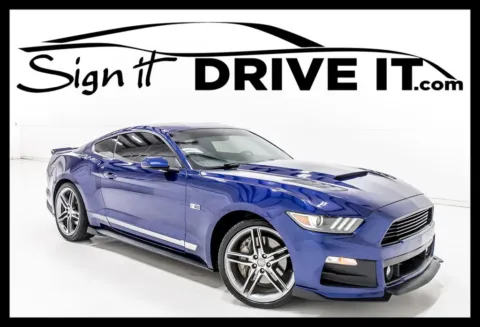 Blue 2015 Ford Mustang GT Premium for sale in Denton, TX