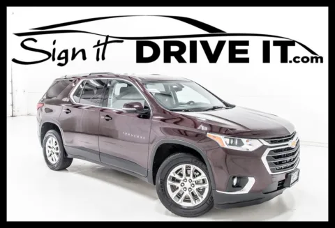 Black 2018 Chevrolet Traverse LT for sale in Denton, TX