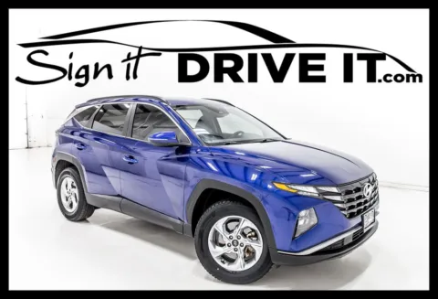 Blue 2023 Hyundai Tucson SEL for sale in Denton, TX