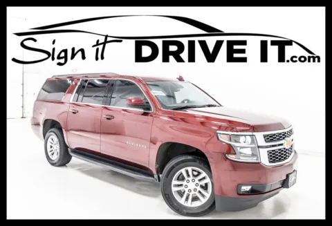 Red 2020 Chevrolet Suburban LT for sale in Denton, TX