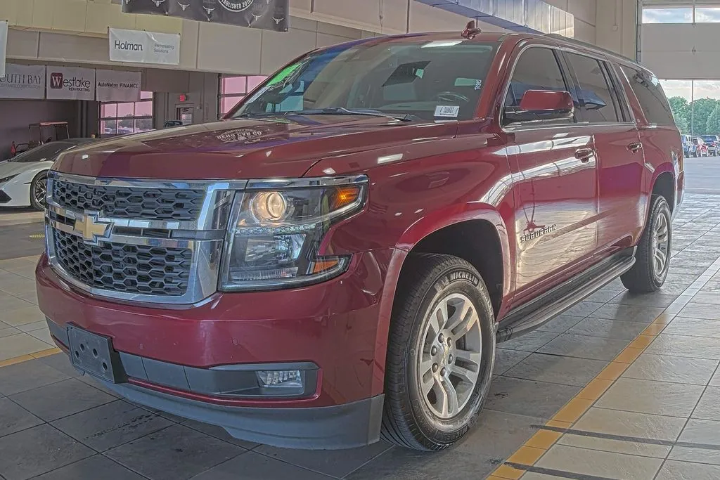Red 2020 Chevrolet Suburban LT for sale in Denton, TX