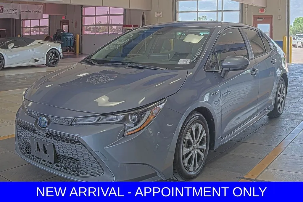 Gray 2020 Toyota Corolla Hybrid LE for sale in Denton, TX