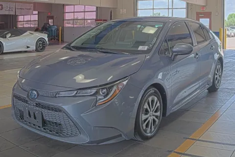 Gray 2020 Toyota Corolla Hybrid LE for sale in Denton, TX