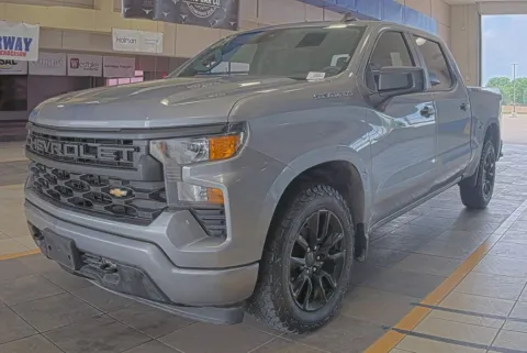 Gray 2023 Chevrolet Silverado 1500 Custom for sale in Denton, TX