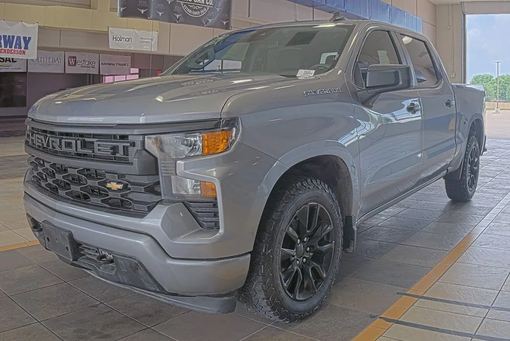Gray 2023 Chevrolet Silverado 1500 Custom for sale in Denton, TX