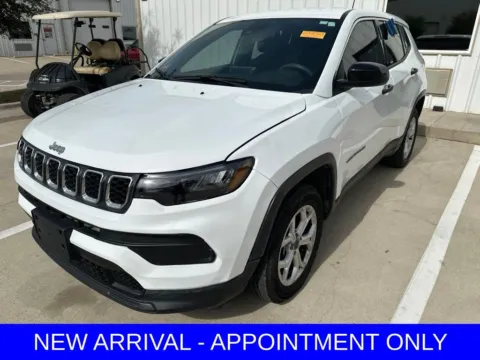 White 2025 Jeep Compass Sport for sale in Denton, TX
