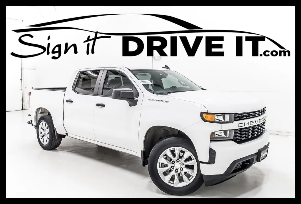 White 2021 Chevrolet Silverado 1500 Custom for sale in Denton, TX