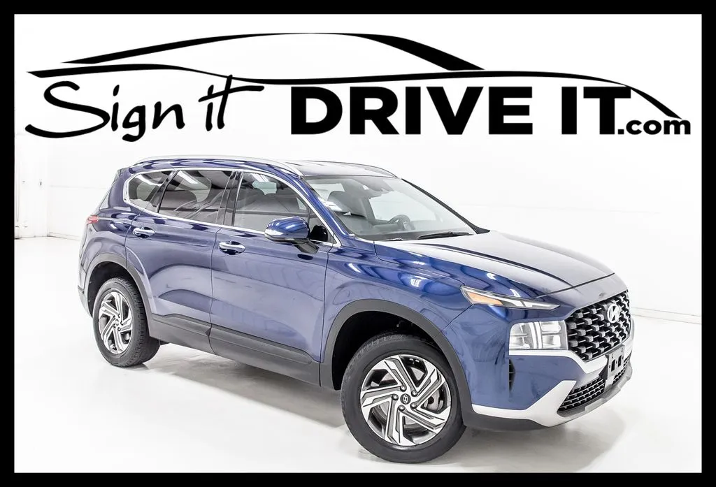 Blue 2023 Hyundai Santa Fe SEL for sale in Denton, TX