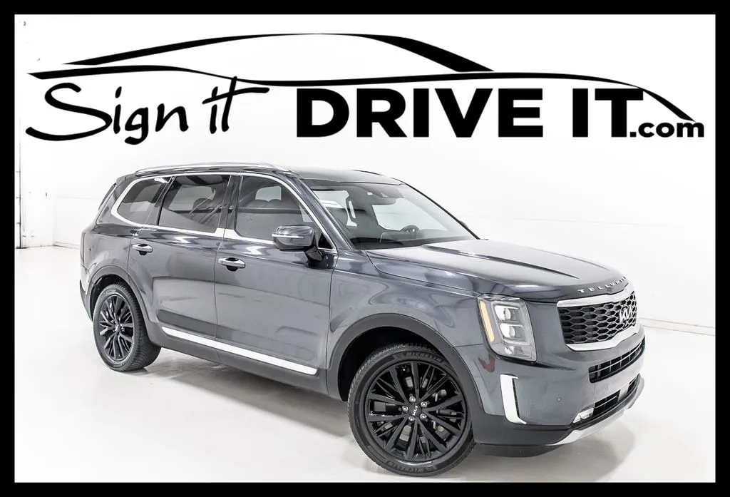 Gray 2022 Kia Telluride SX for sale in Denton, TX