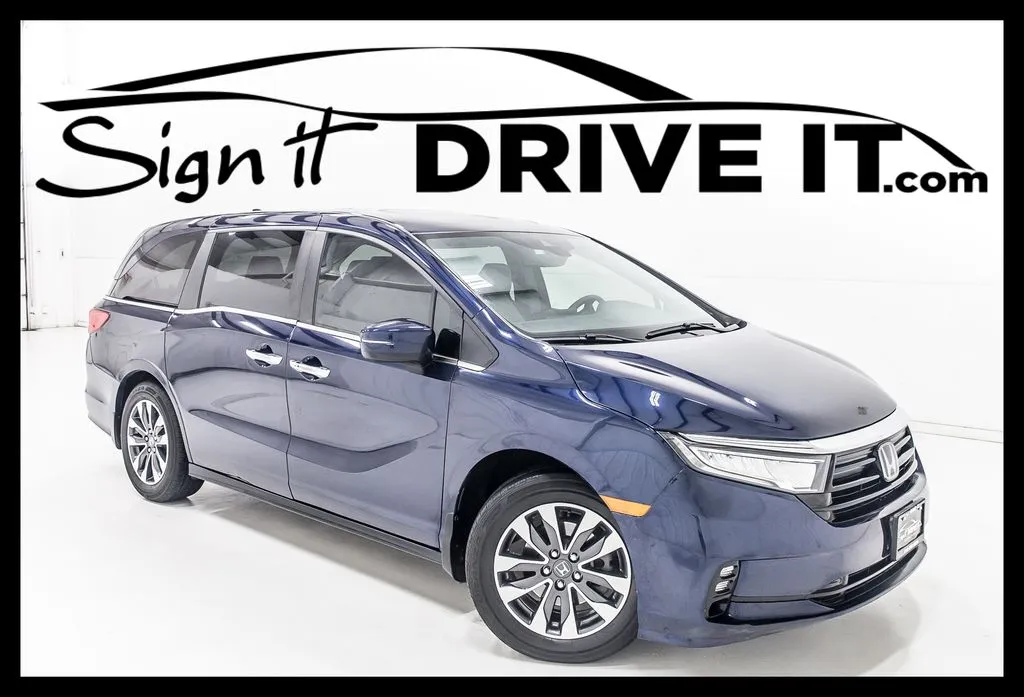 Black 2022 Honda Odyssey EX-L for sale in Denton, TX