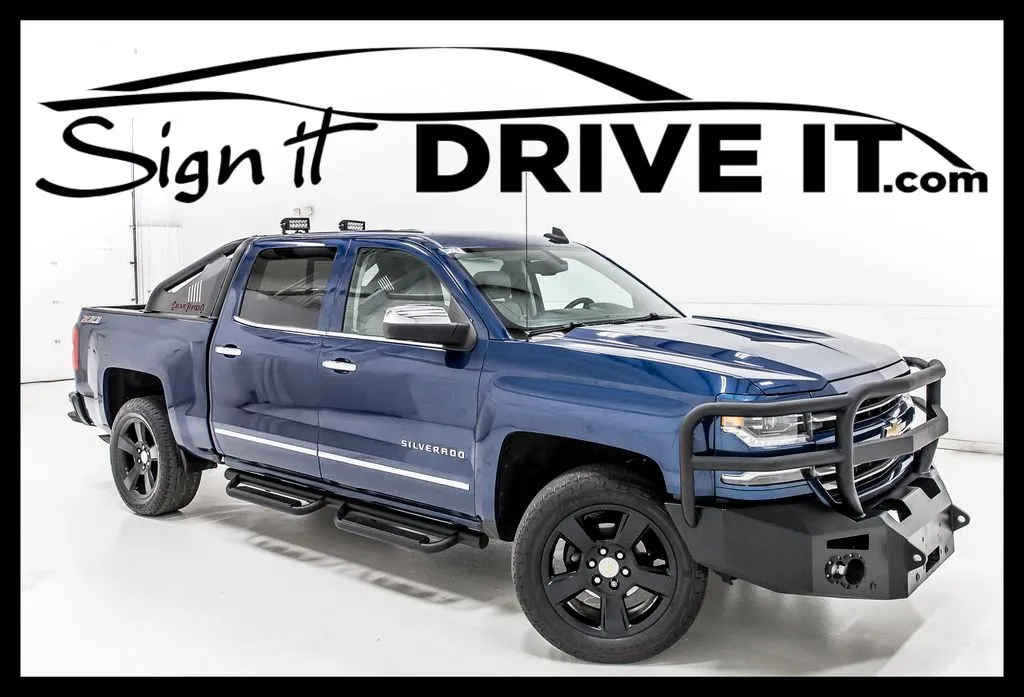 Blue 2016 Chevrolet Silverado 1500 LTZ for sale in Denton, TX