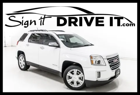 White 2016 GMC Terrain SLT for sale in Denton, TX