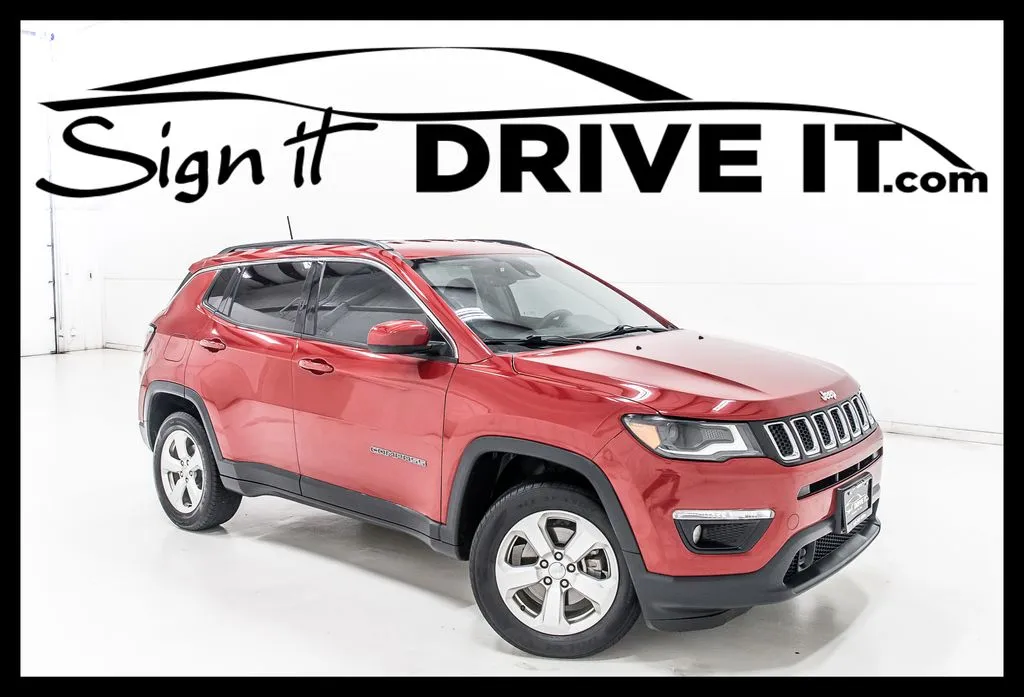 Red 2018 Jeep Compass Latitude for sale in Denton, TX