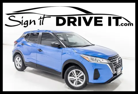 Blue 2022 Nissan Kicks S for sale in Denton, TX