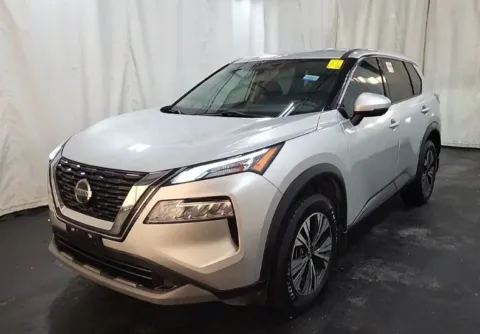 Silver 2021 Nissan Rogue SV for sale in Denton, TX