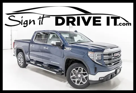 Blue 2023 GMC Sierra 1500 SLT for sale in Denton, TX