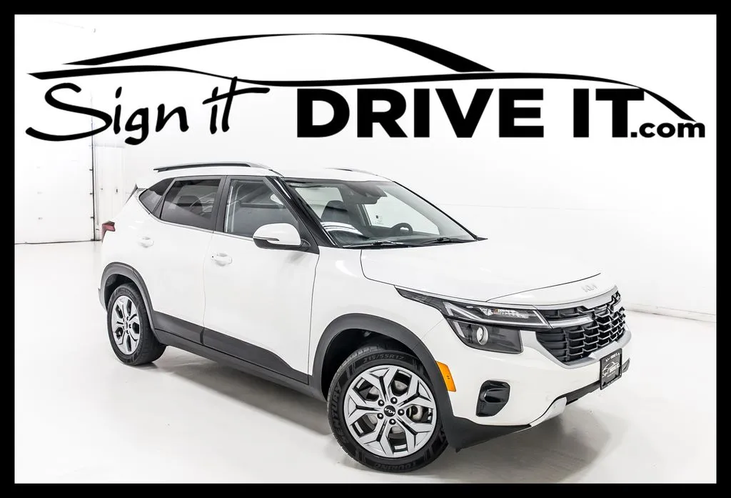 White 2024 Kia Seltos S for sale in Denton, TX