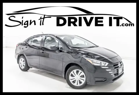 Black 2025 Nissan Versa 1.6 S for sale in Denton, TX