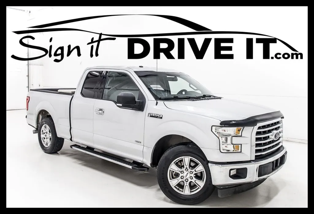 Silver 2017 Ford F-150 XLT for sale in Denton, TX