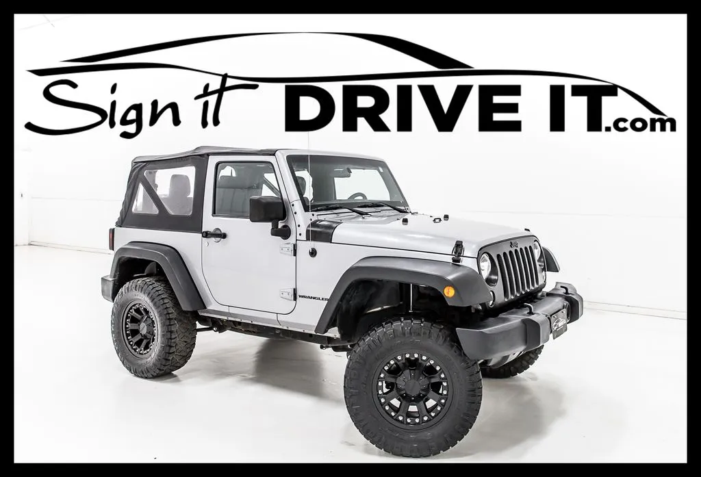 Silver 2014 Jeep Wrangler Sport for sale in Denton, TX