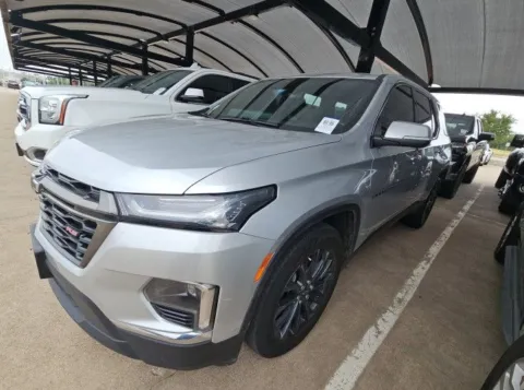 Silver 2022 Chevrolet Traverse RS for sale in Denton, TX