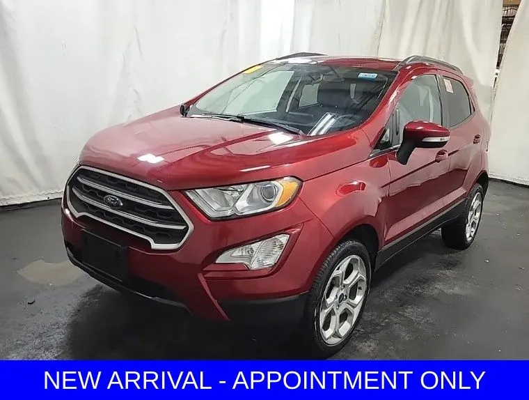 Red 2021 Ford EcoSport SE for sale in Denton, TX
