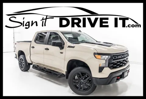 Beige 2023 Chevrolet Silverado 1500 Custom Trail Boss for sale in Denton, TX