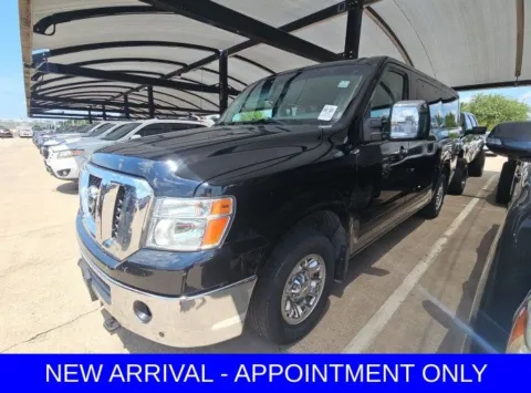 Black 2020 Nissan NV Passenger SL for sale in Denton, TX